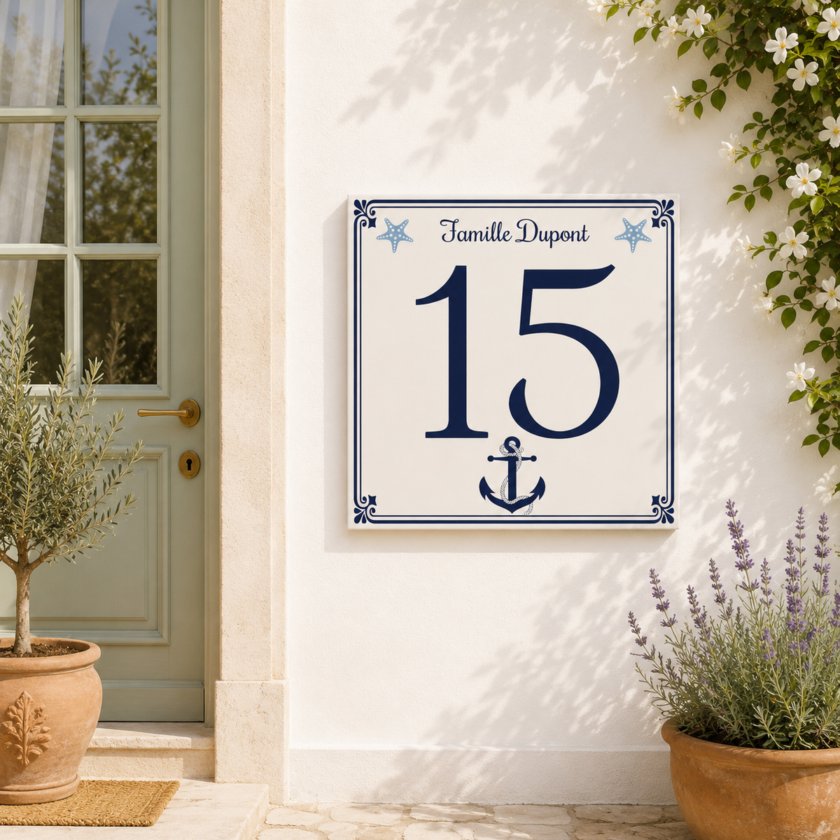 Numero civico personalizzato – Design Marinaro P7