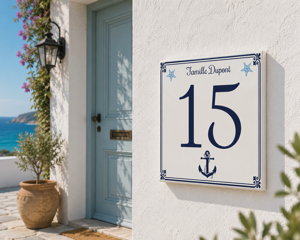 Numero civico personalizzato – Design Marinaro P7