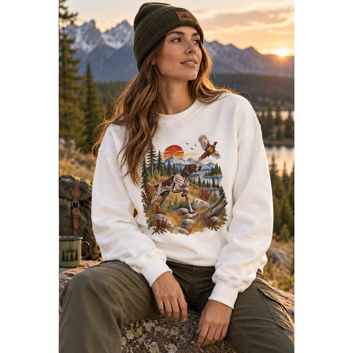 Jagdhund & Fasan Sweatshirt – MALUX Sweatshirt